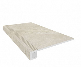 Комплект Керамогранитная ступень Estima KA02 33x120 см с бортиком + Подступенок 14,5х120 см