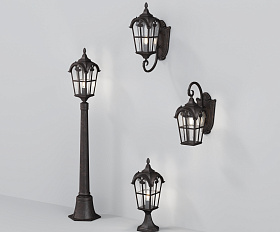 Настенный светильник (бра) Albion Maytoni O413WL-01BZ цвет Бронза Антик