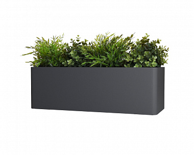 Кашпо Concretika Balconera 110x42x36 Marengo