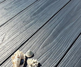 Террасная доска ПРАКТИК КОЭКСТРУЗИЯ Мультиколор 4000 или 3000х147х24 мм, цвет Чёрная жемчужина