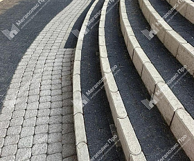 Тротуарная плитка Выбор Антик Стоунмикс Б.3.А.6 60мм Черный