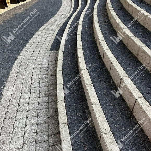 Тротуарная плитка Выбор Антик Стоунмикс Б.3.А.6 60мм Черный фото 2