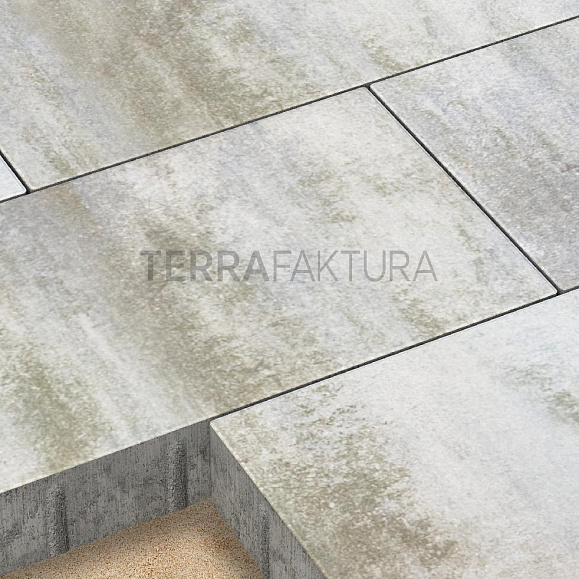 Тротуарная плитка Terrafaktura Урбан 600x300x80 мм Таежный ягель фото 3