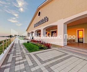 Тротуарная плитка Braer ЛУВР Квадрат 200х200х60 мм Мрамор