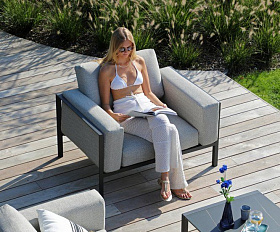 Кофейный стол Stockholm Brafritid антрацит/черный, алюминий/спеченный камень