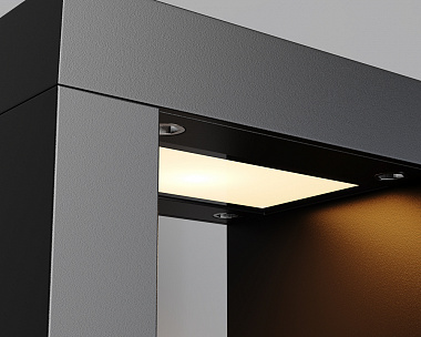 Ландшафтный светильник Goll Maytoni O462FL-L10GF3K цвет Графит