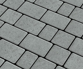 Тротуарная плитка Старый город 60 мм, цвет Серый