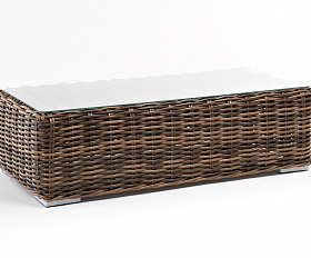 Палермо журнальный столик из искусственного ротанга, цвет соломенный