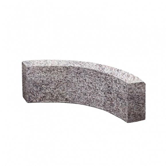Радиусный бордюр гранитный 150x300 мм Камбулатовское месторождение фото 1