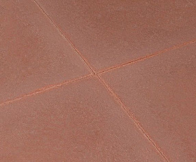 Тротуарная плитка Квадрат 342 механический завод 500х500х40 мм, цвет Красный