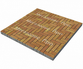 Тротуарная плитка Выбор Паркет Б.4.П.6 Листопад Каир