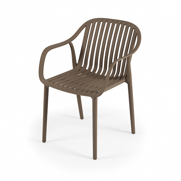Мохито стул пластиковый, цвет бежево-коричневый фото 1