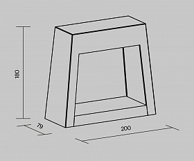 Настенный светильник (бра) Cont Maytoni O464WL-L18GF3K цвет Графит