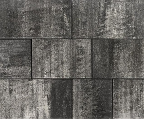 Тротуарная плитка Braer Триада 60 мм Ночь