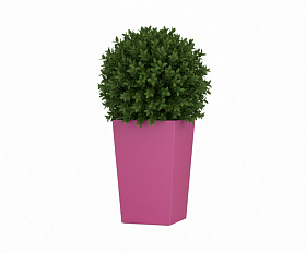 Кашпо Concretika Коник 40x40x70 Пинк 4010