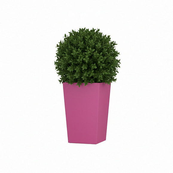 Кашпо Concretika Коник 40x40x70 Пинк 4010 фото 2