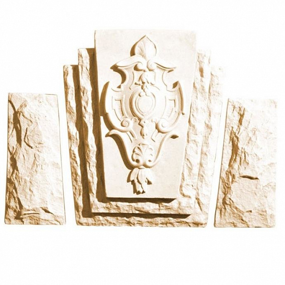 Замковый камень №1, цвет Белый фото 1
