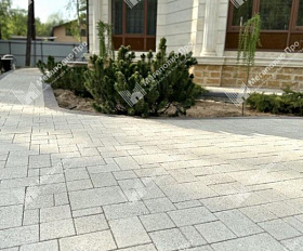 Тротуарная плитка 342 Механический завод Бавария 60мм коллекция Гранит цвет Антаро