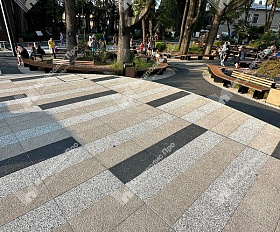 Тротуарный камень Выбор Прямоугольник Б.5.П.8 600х300х80 мм Стоунмикс Черный