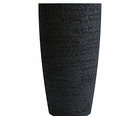 Кашпо Concretika Conus D40 H80 Erosia Black