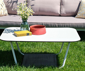 Журнальный столик Глория 4SIS, цвет молочный