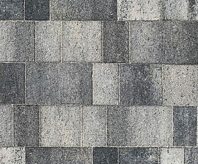 Тротуарная плитка Выбор Старый город Листопад 1Ф.6 60 мм. Антрацит Гранит