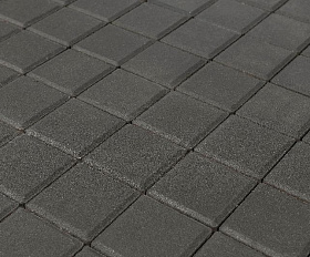 Тротуарная плитка Braer ЛУВР Квадрат 100х100х60 мм Серый