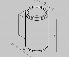 Настенный светильник (бра) Shim Maytoni O303WL-L10W3K цвет Белый