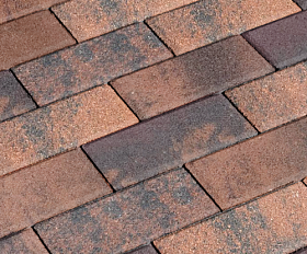 Брусчатка Нобетек 2П8Ф 200x100x80 Колормикс №15 Терракот