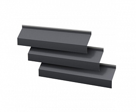 Ламель жалюзи Металлопрофиль Blackout Pe Standart 0,45 RAL7024