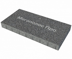 Тротуарная плита Фабрика Готика 800х400х80 мм Ильменит FINO