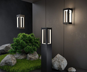 Уличный светильник Elektrostandard Frame LED IP54 1529 TECHNO LED черный