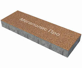 Тротуарная плита Фабрика Готика 600х200х60 мм Голд 17