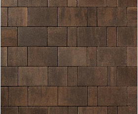 Тротуарная плитка 342 Механический завод Новый Город ColorMix 60мм Арабика