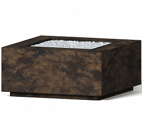 Уличный газовый камин POLUS Vitgarden 100x100x45 см