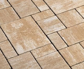 Тротуарная плитка 342 Механический завод Бавария ColorMix 60мм Каракум