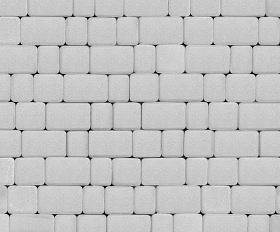Тротуарная плитка Инсбрук Альт 40 мм Белый