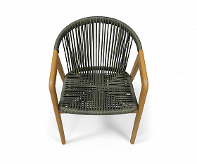 Будапешт стул из искусственного ротанга, цвет темно-серый
