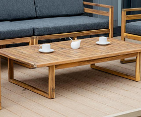 Лаунж-зона Brooklyn Royal Family из дерева, цвет серый