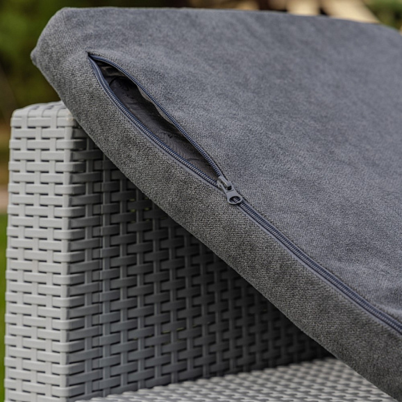 Обеденный комплект July XXL Royal Family из пластика, цвет светло-серый фото 5