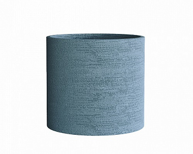 Кашпо Concretika Cylinder D40 H40 Erosia Blue