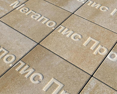 Тротуарные плиты Выбор Квадрум  В.1.К.10 300х300х100 мм Искусственный камень Степняк