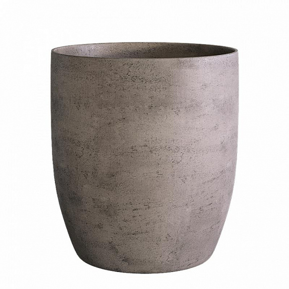 Кашпо Concretika Вейс3 D90 H95 Смоки грей фото 1