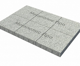 Тротуарная плитка Фабрика Готика Квадрат 400х400х60 мм Голд 3