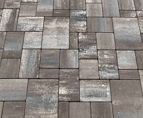 Тротуарная плитка Artstein Инсбрук Альпен 40 мм Color Mix Умбра