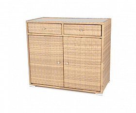 Мальта тумба плетеная из искусственного ротанга, цвет соломенный