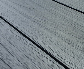 Террасная доска ПРАКТИК КОЭКСТРУЗИЯ Мультиколор 4000 или 3000х147х24 мм, цвет Чёрная жемчужина