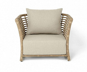 Кресло Валенсия 4SIS из искусственного ротанга, цвет соломенный