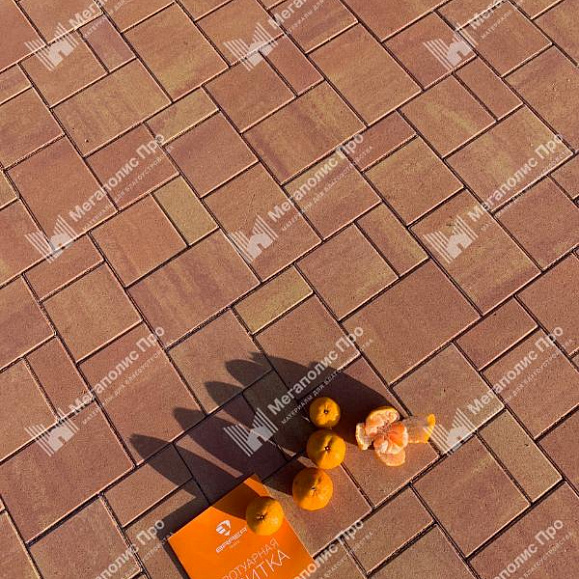 Тротуарная плитка Braer Старый Город Ландхаус 60 мм Colormix Рассвет фото 2