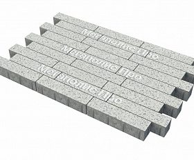 Тротуарная плитка Фабрика Готика Ригель 360х80х80 мм Мансуровский FINERRO